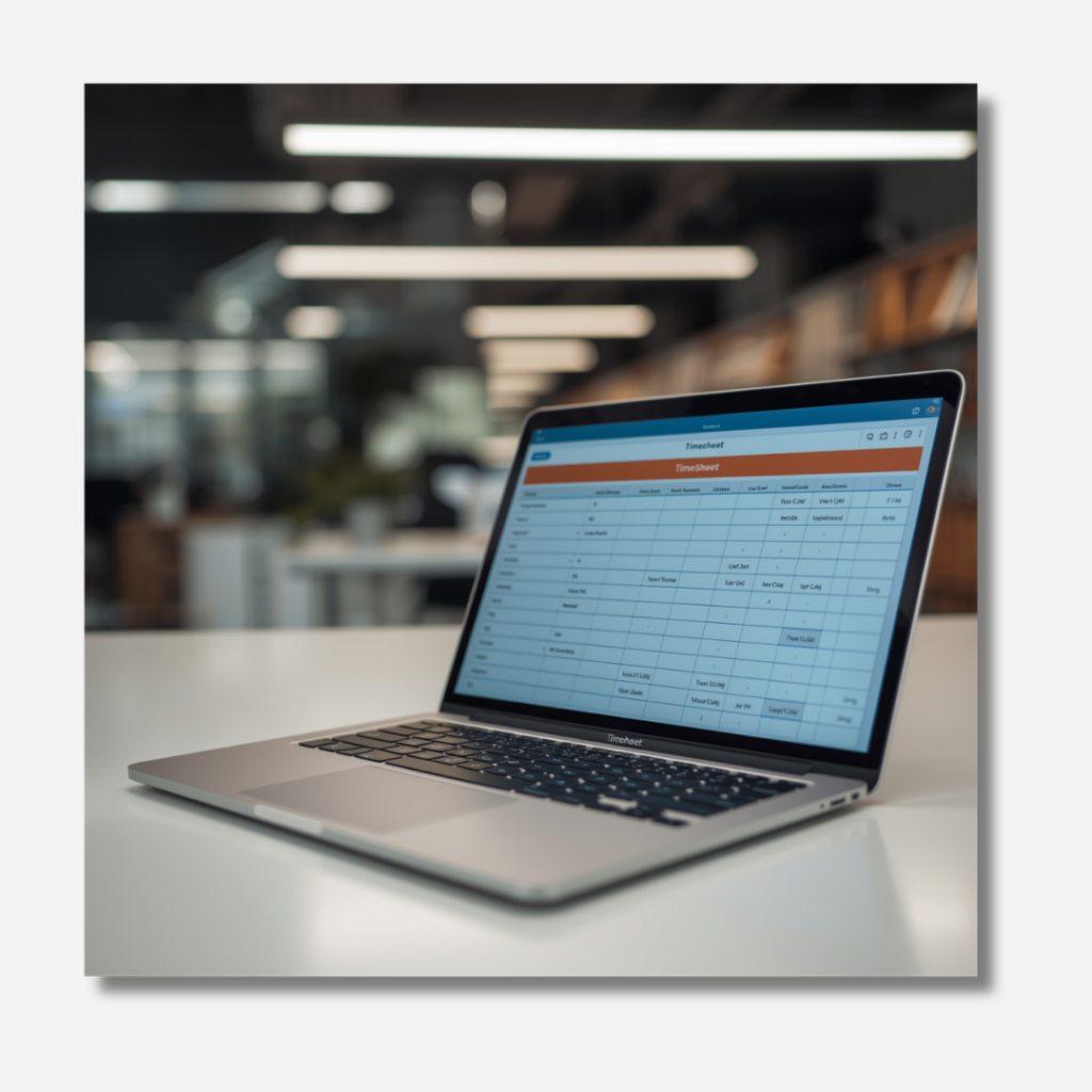 Empresa revisando un sistema de registro horario digital para cumplir con el RGPD y la protección de datos.