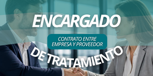 Dos empresas firmando un contrato de encargado del tratamiento conforme al RGPD